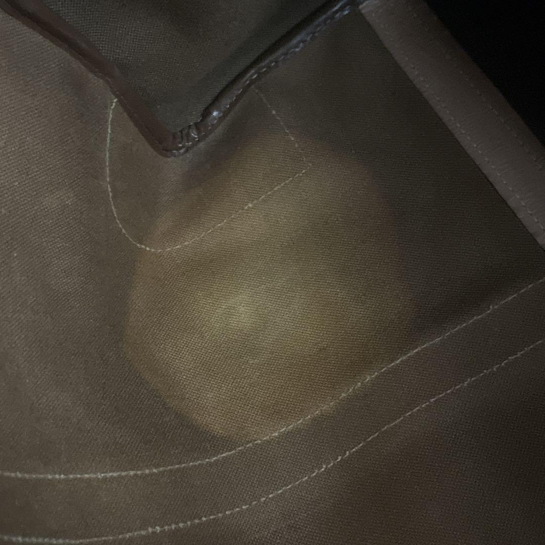 y2k 00s オールド　セリーヌ　ボストンバッグ　マカダム柄　ブラウン　PVC