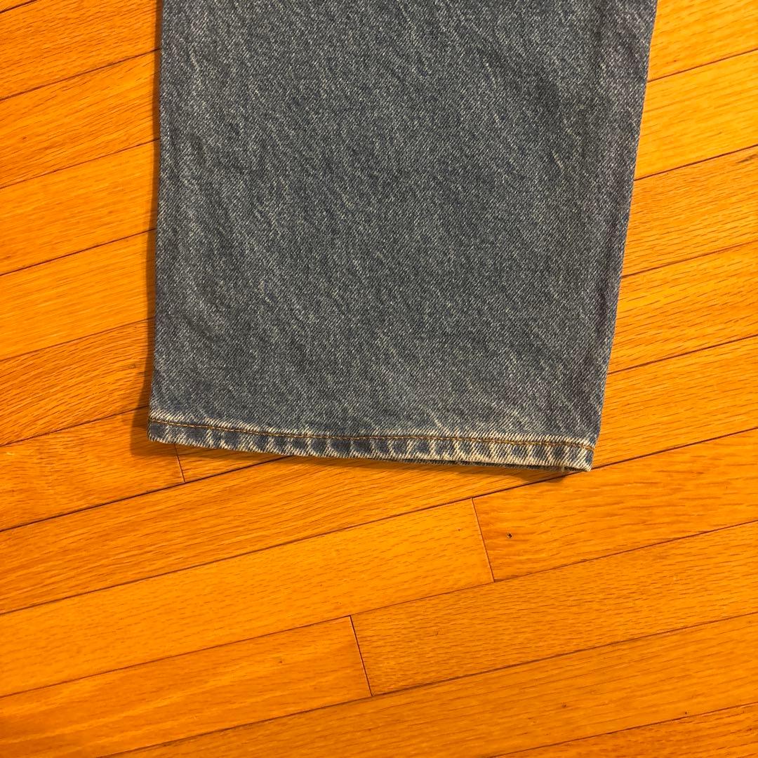 SUPREME TIMBERLAND コラボ　　 デニム カーゴパンツ 青　32