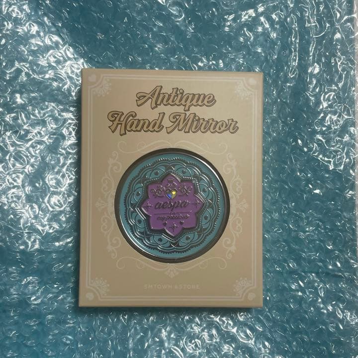 美品 新品未開封 aespa ジゼル ハンドミラー トレカ