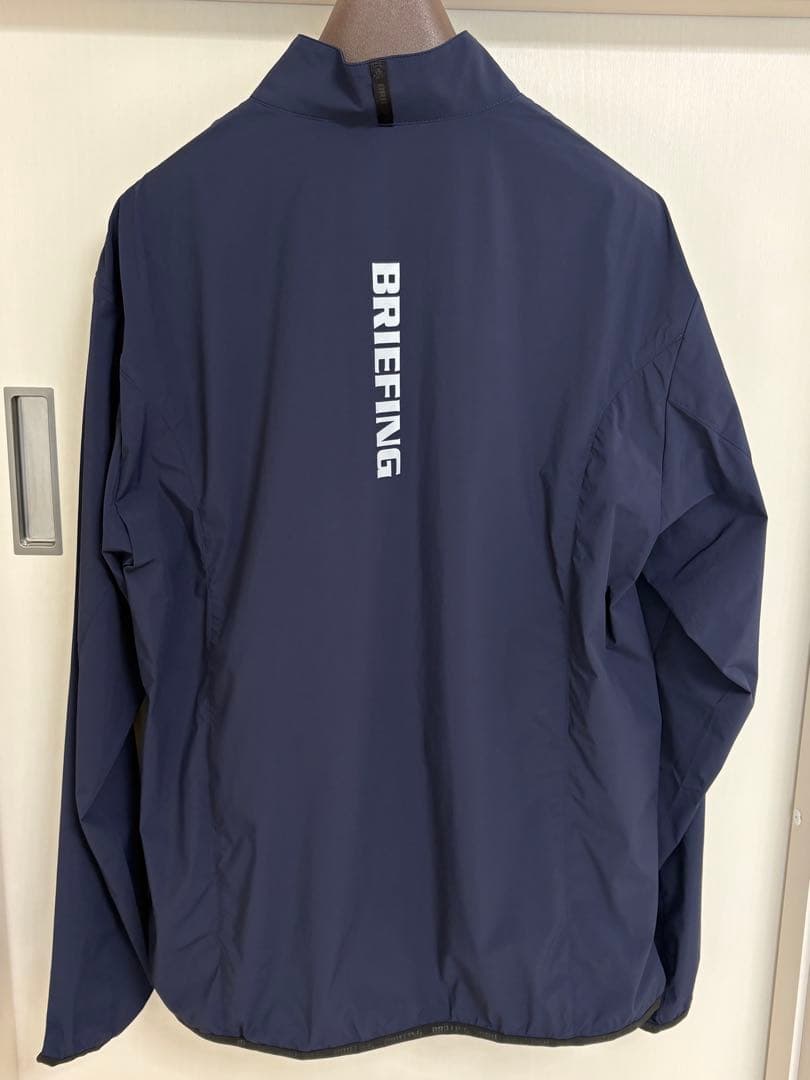 未使用)ブリーフィング ゴルフ ウインドブルゾン メンズ サイズXL ネイビー