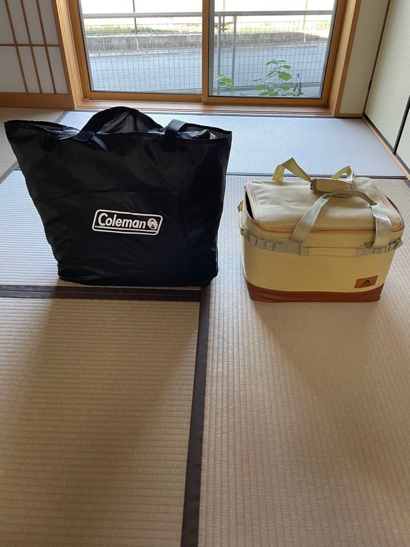 【極美品】コールマン エアカウチ ダブル　屋外未使用