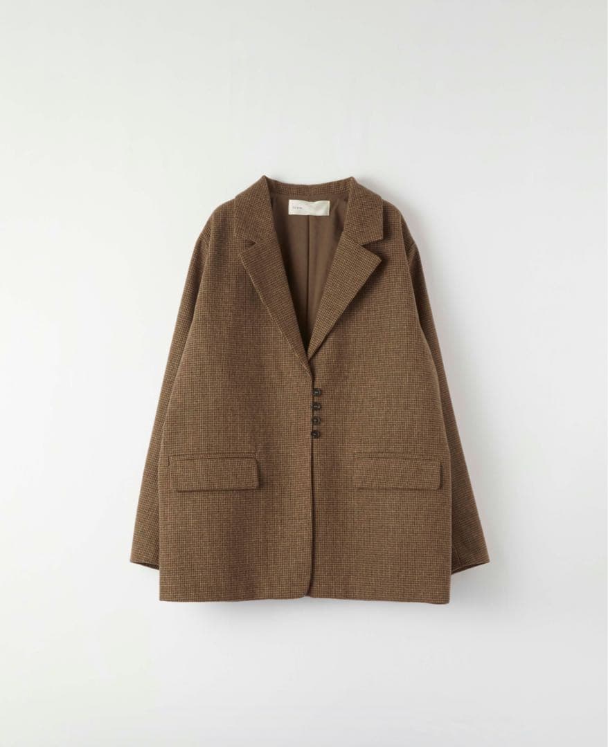 dium. ディム チェックテーラードジャケット