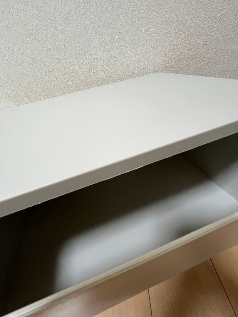 無印良品①ポリプロピレンケース・引出式・浅型、②引出式・横ワイド・深型収納ケース