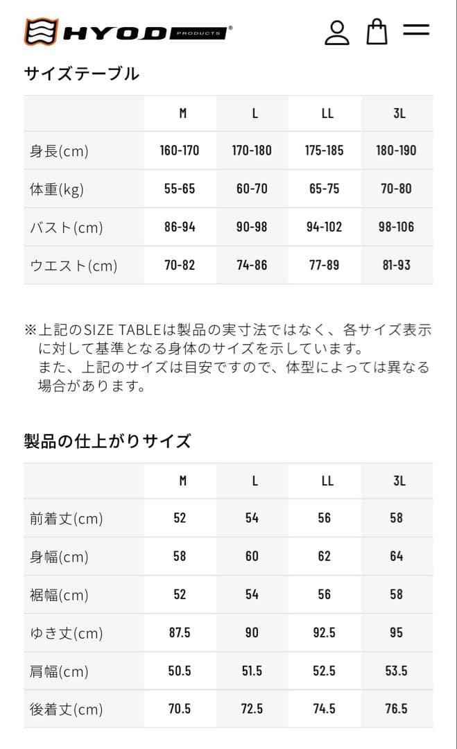 HYOD ヒョウドウ　ジャケット冬　L3サイズSPEED PARKA D3O