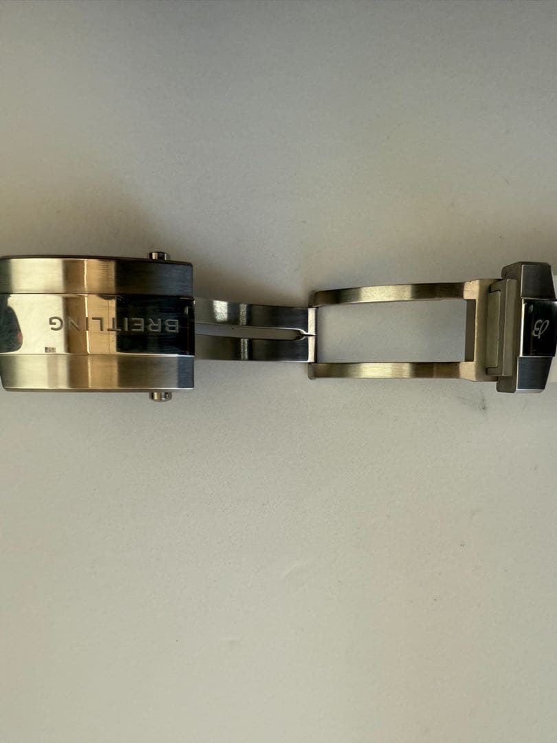 BREITLING ブライトリング 純正Dバックル＋純正ホワイトラバーベルト