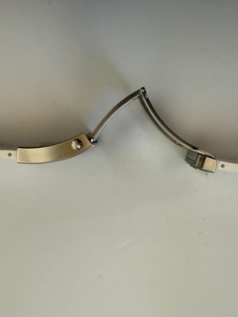 BREITLING ブライトリング 純正Dバックル＋純正ホワイトラバーベルト