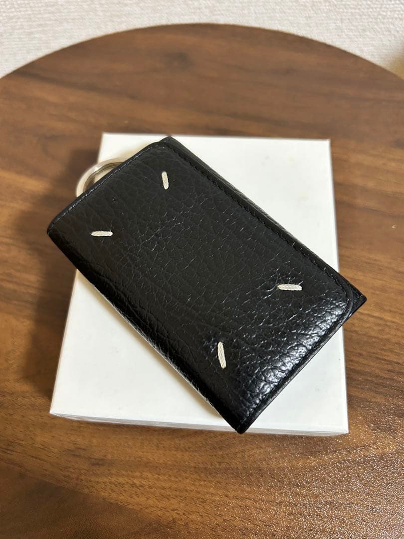 美品　Maison Margiela 4ステッチ　キーケース　ブラック