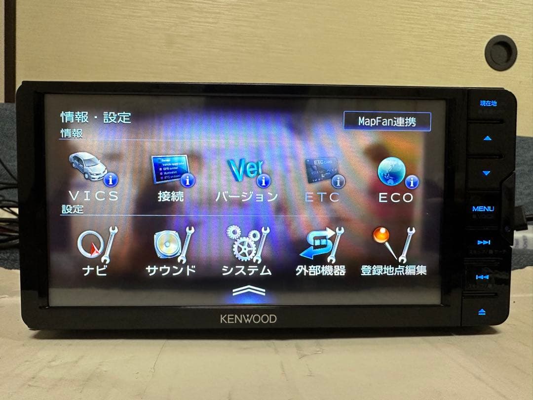 KENWOOD MODEL MDV-S709W 2022 地図データ 2023