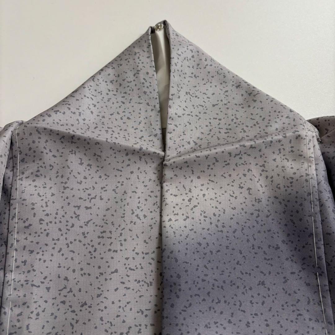 本場縞大島紬 染め大島 もり絹織物 美しい染め 証紙付き 付下げ AK-4924