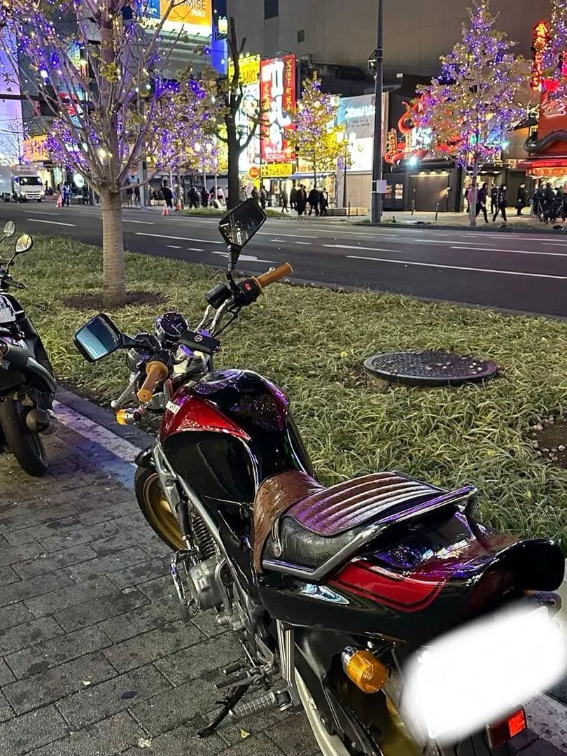 カワサキ　バリオス一型　バイクネイキッド 赤／黒　250cc 不具合なし