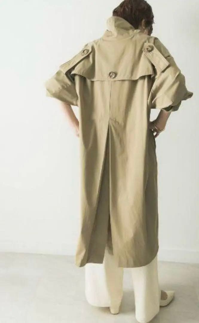 moxxx3 ENFOLD ドライストレッチ2wayCollarトレンチ