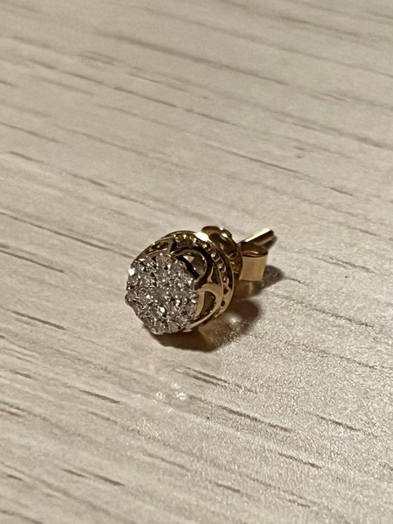 AVALANCHE ダイヤモンドピアス 10K YG