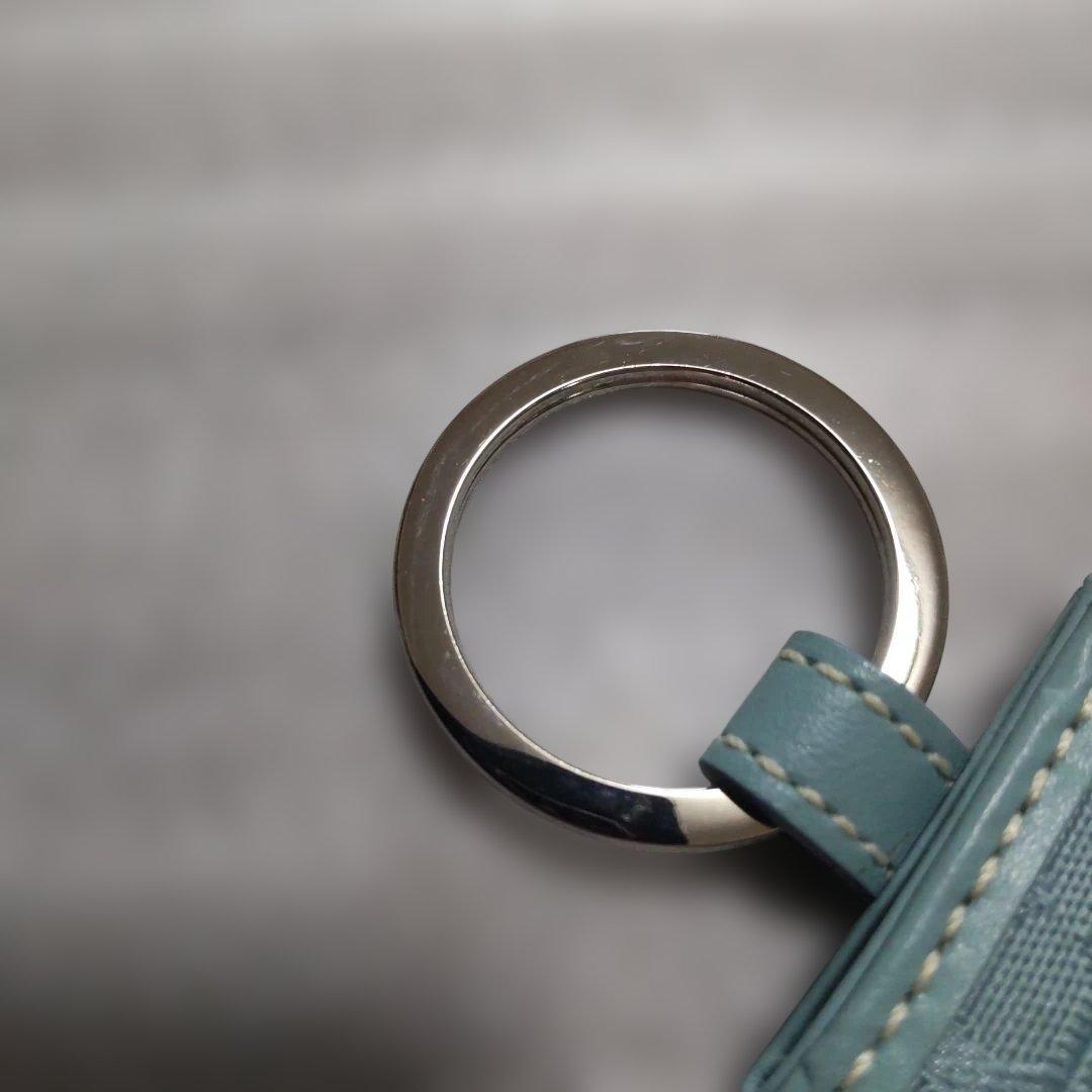 COACH☆Signature Pictureframe Keyholder