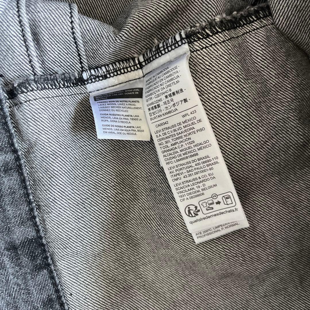 levis リーバイス　デニム　ジャケット　大戦　ブラック　ジージャン