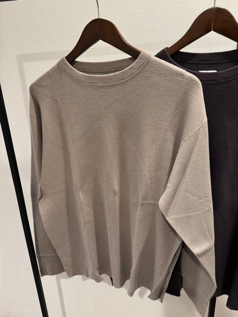 ciota シオタ 3枚セット ワッフル ハニカムメッシュ ロンT サーマル