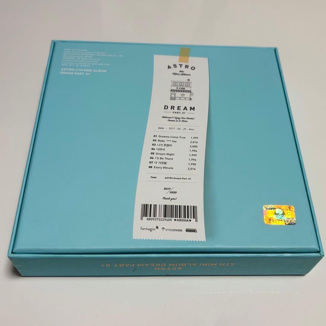 ASTRO DREAM PART.01 DAY ver. 全員サイン入り