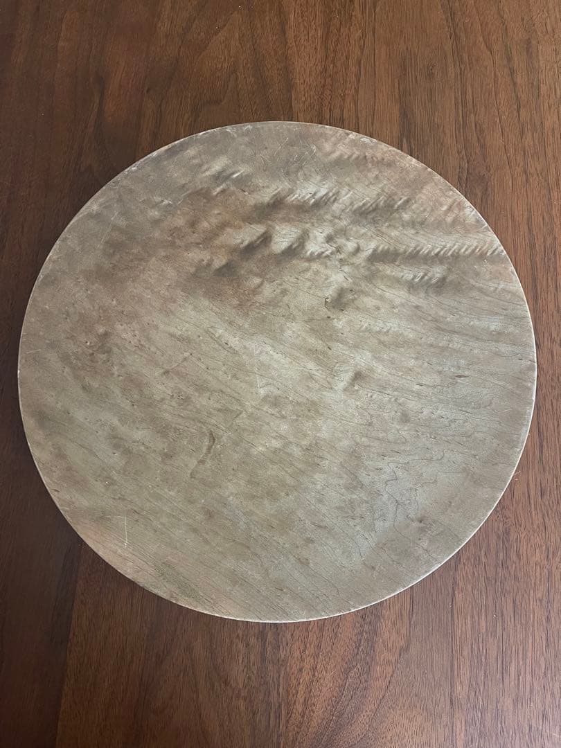 内田悠 φ30 イタヤカエデ 鉄媒染平皿　プレート　トレイ