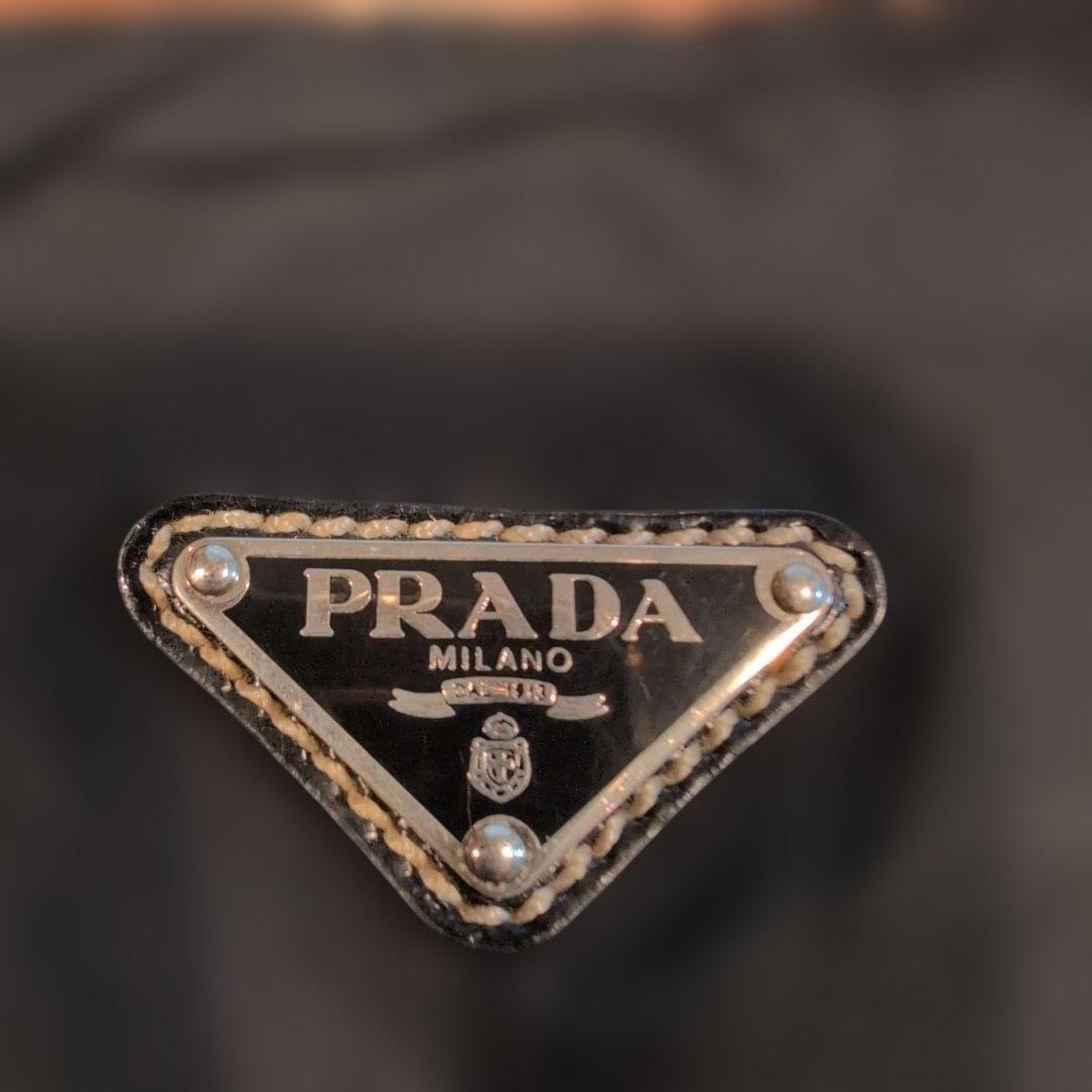 ​【美品】PRADA プラダ ナイロン ショルダーバッグ ブラック