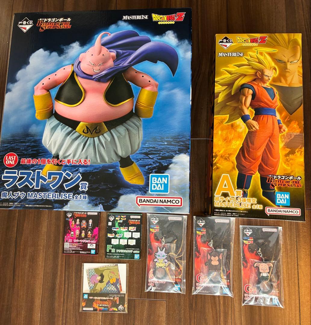 ドラゴンボール一番くじ　A賞　超サイヤ人3 孫悟空　ラストワン　魔人ブウ　その他