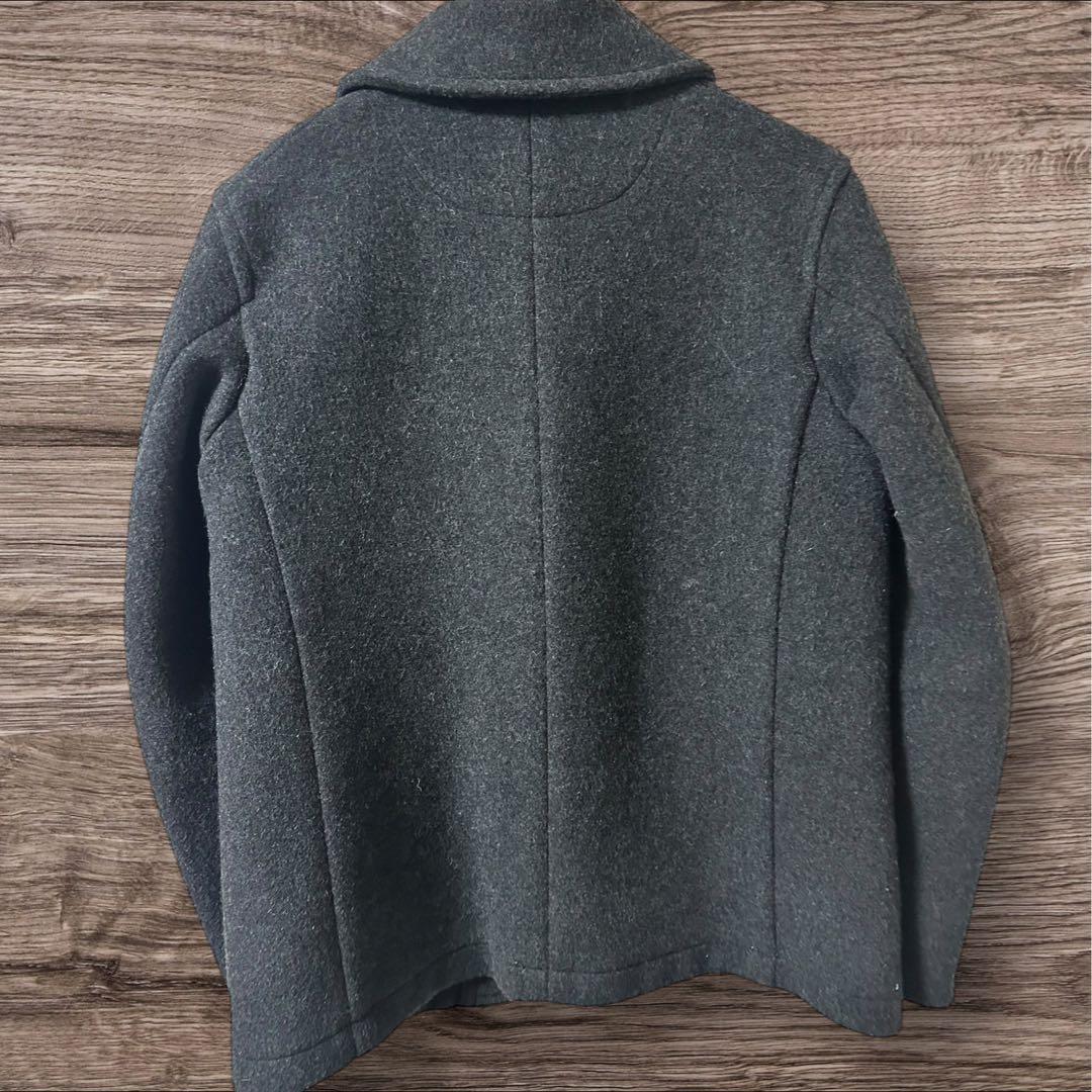 【美品】DANTON ダントン ウールモッサ シングルジャケット チャコール42