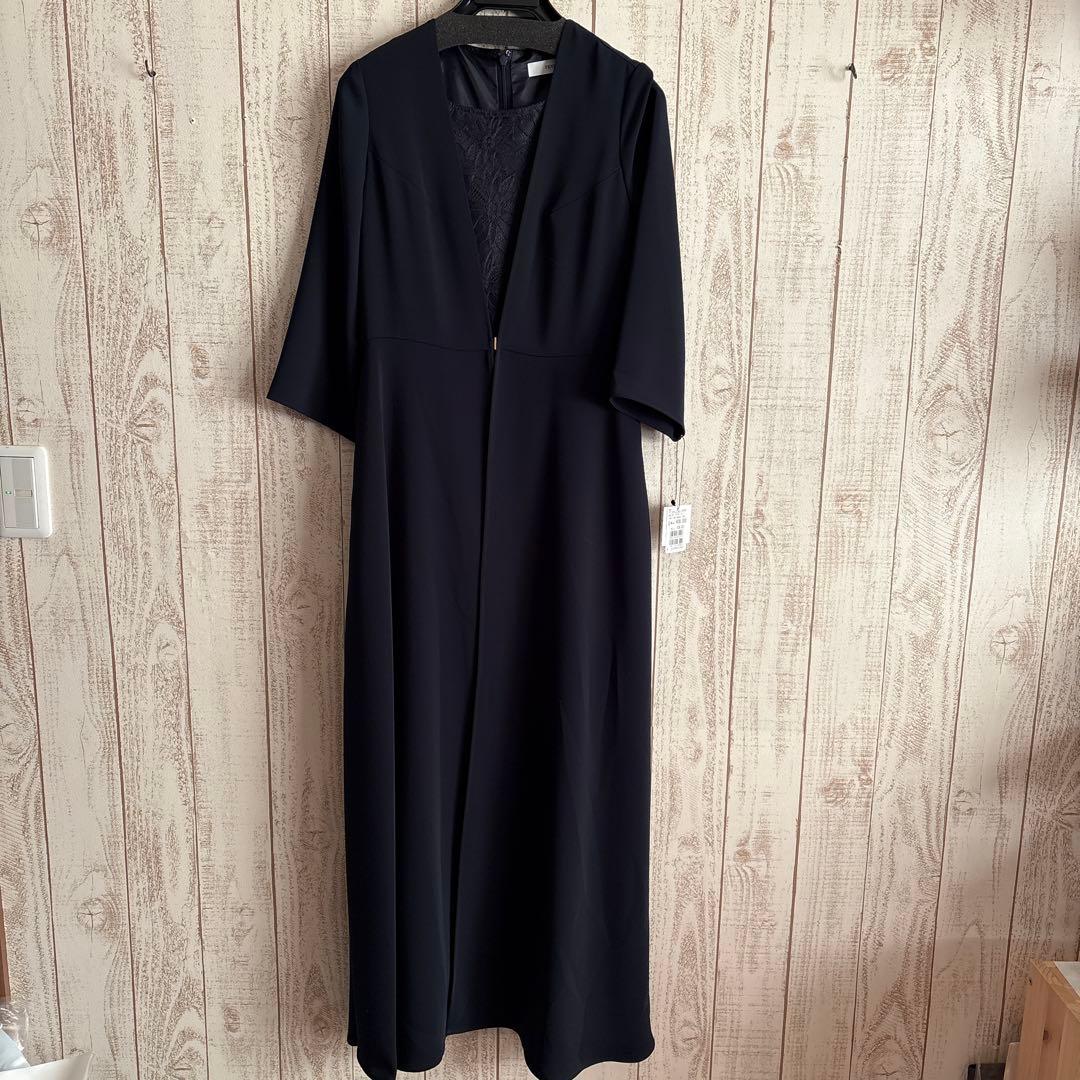 新品　fennel 定価3万8000円　レイヤードライクフロントレースワンピース