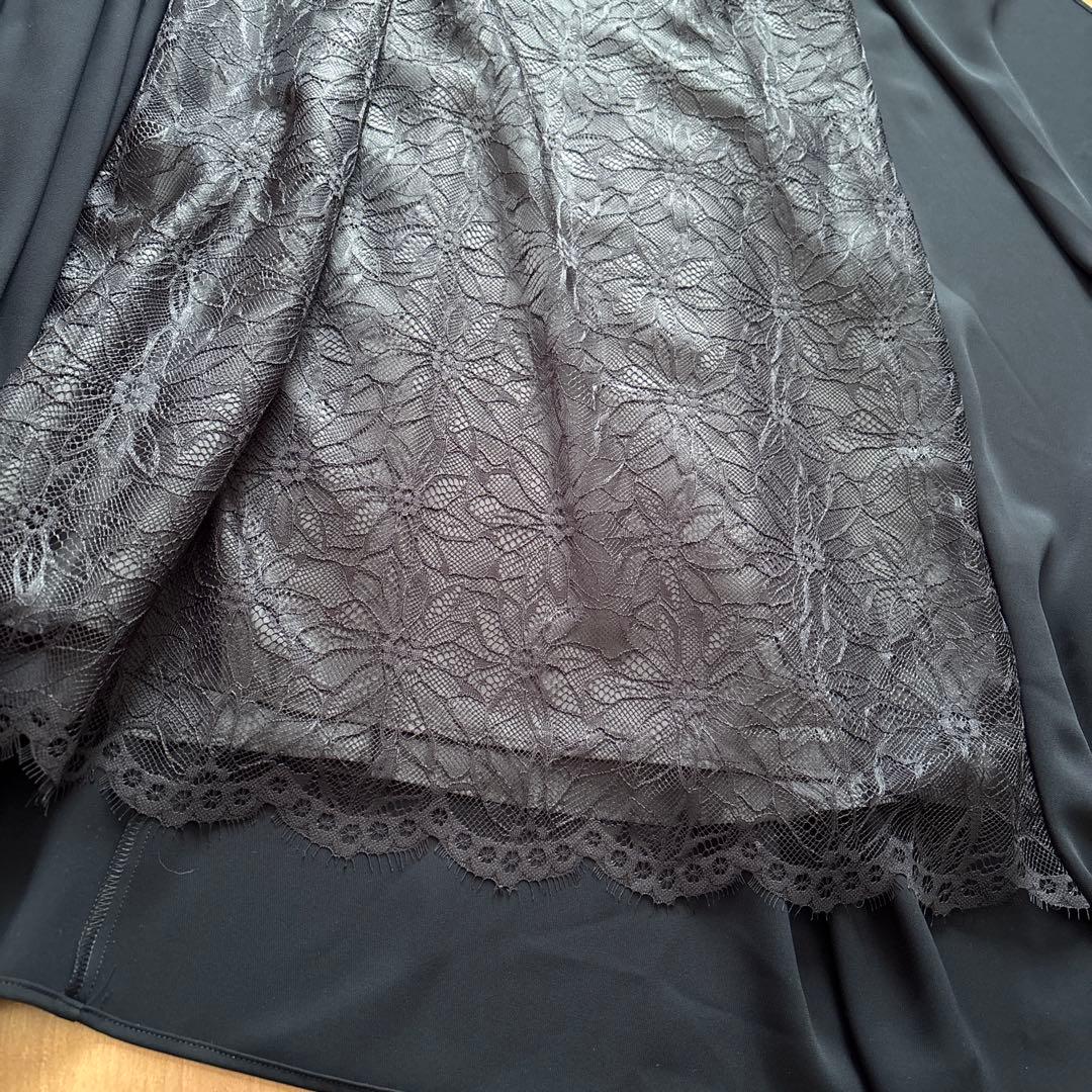 新品　fennel 定価3万8000円　レイヤードライクフロントレースワンピース