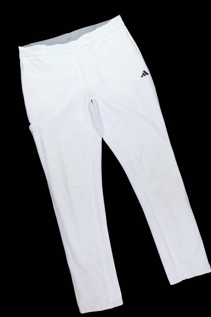【79】秋冬 定価27,500円 アディダス ゴルフ 中綿 テーパードパンツ 白