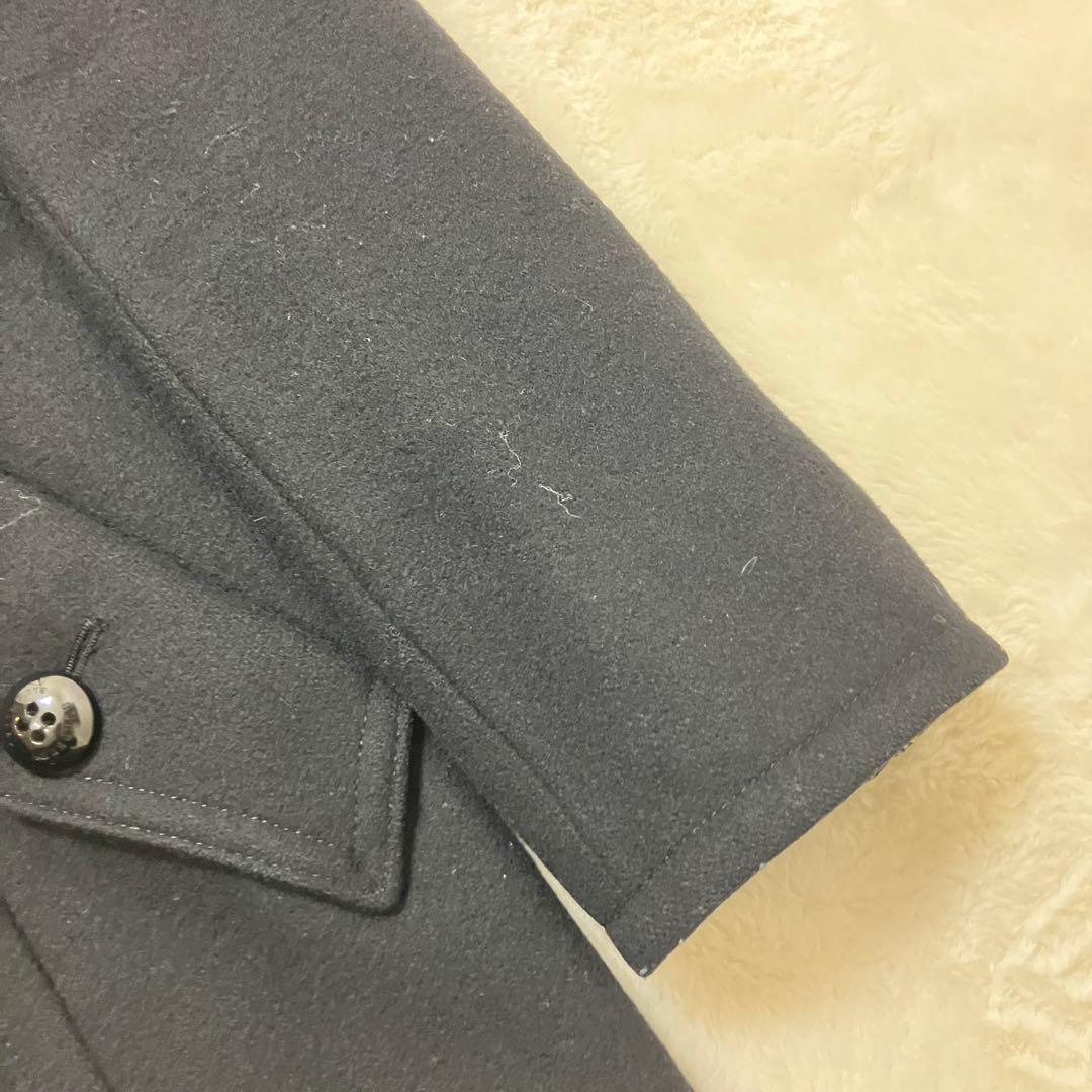 美品✨バーバリーブルーレーベル ラビットファー 2way Aライン ピーコート