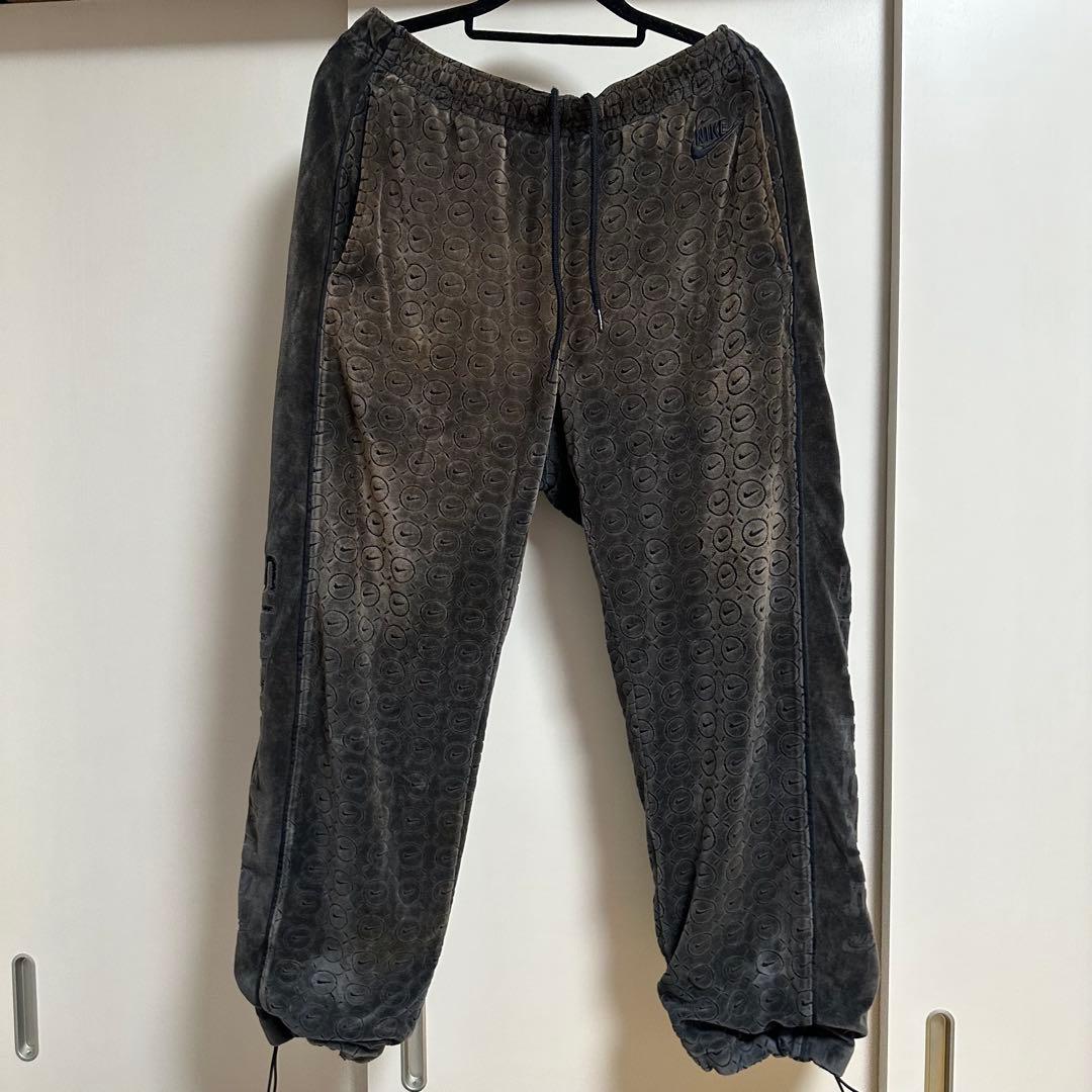 Nike×Supremeベロアパンツブラックnorthgucciadidasny