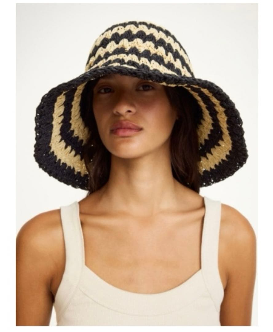 帽子 By malene birger strawie hat