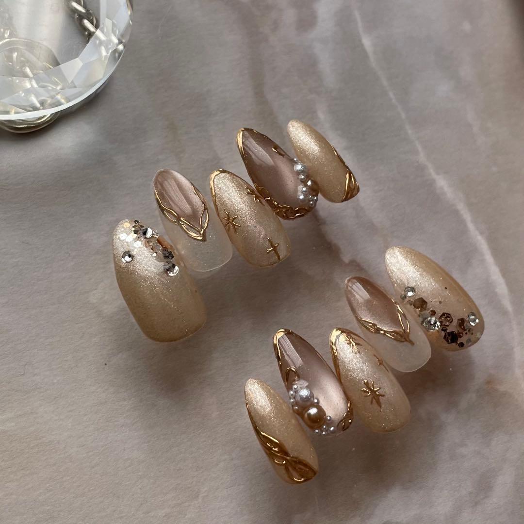 【専用】オーダーネイルチップ　マグネットネイル　3P