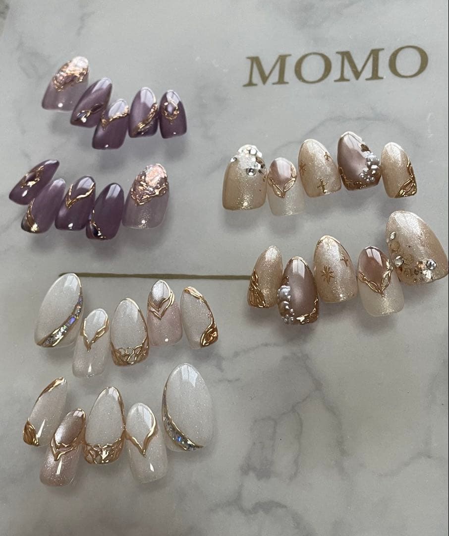 【専用】オーダーネイルチップ　マグネットネイル　3P