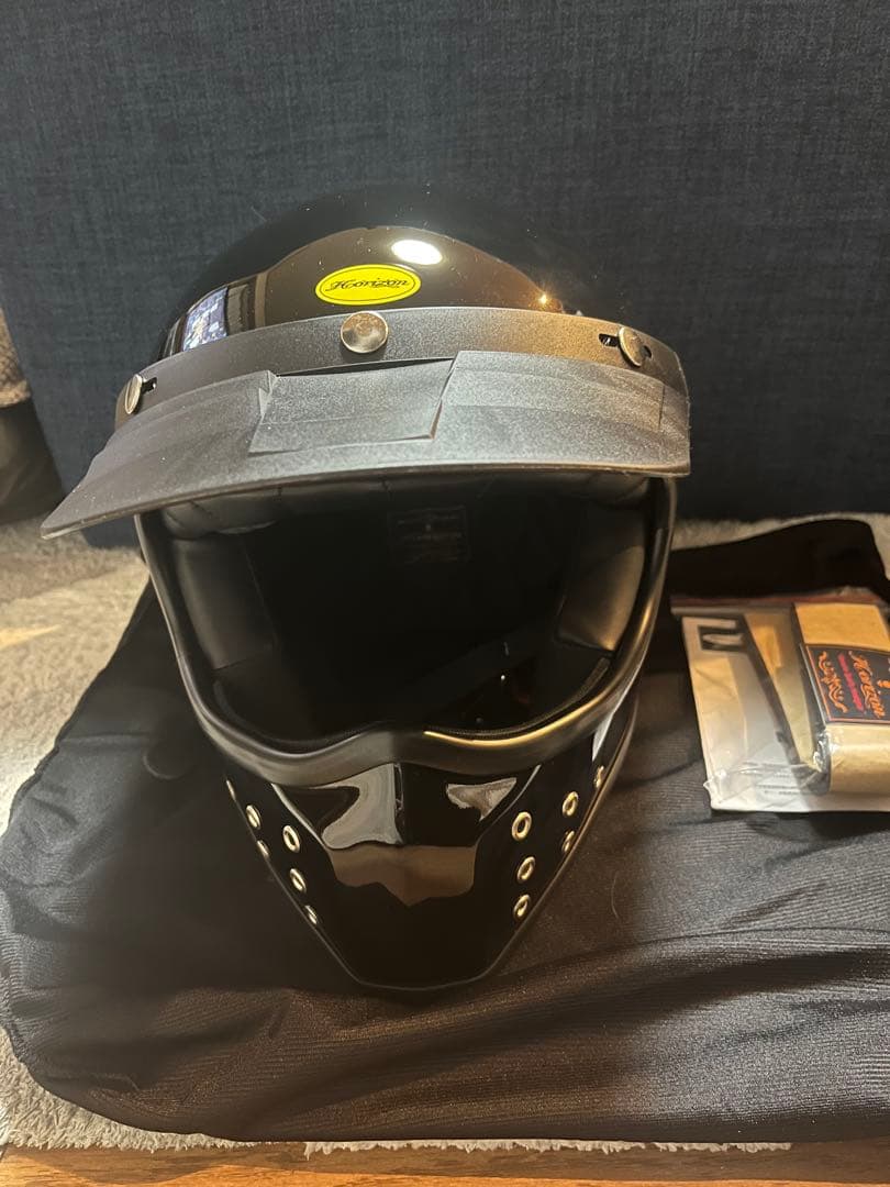 ホライズン　ヘルメット　mx-h4 ビンテージプライムブラック