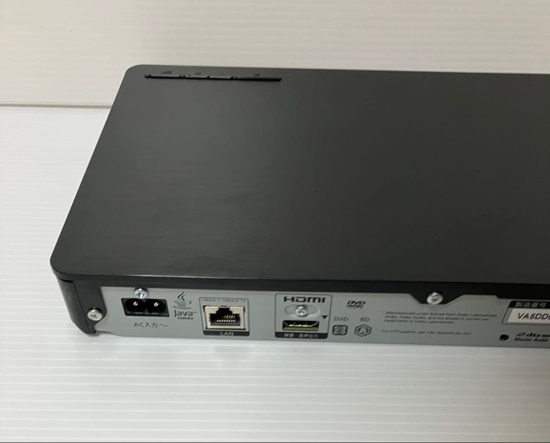 Panasonic ブルーレイプレーヤー DMP-BDT180（2025年製）