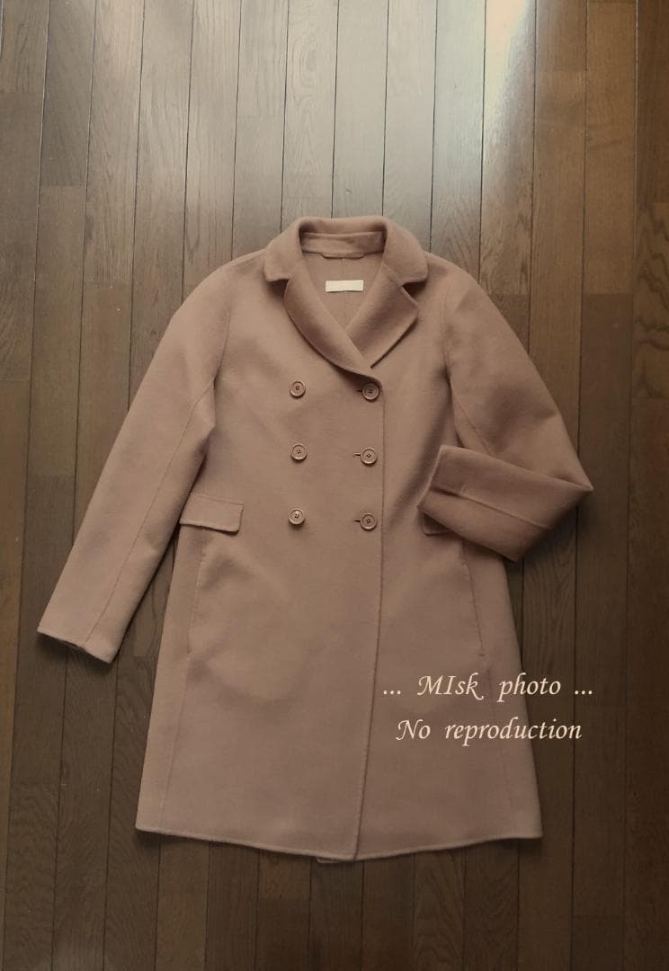 'S Max Mara ダブルブレストダブルフェイスコート キャメル JI42
