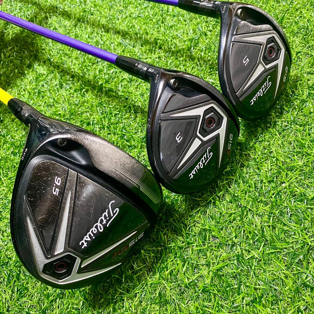 タイトリスト ゴルフセット 915 CB716 左 レフティ 12本 メンズ