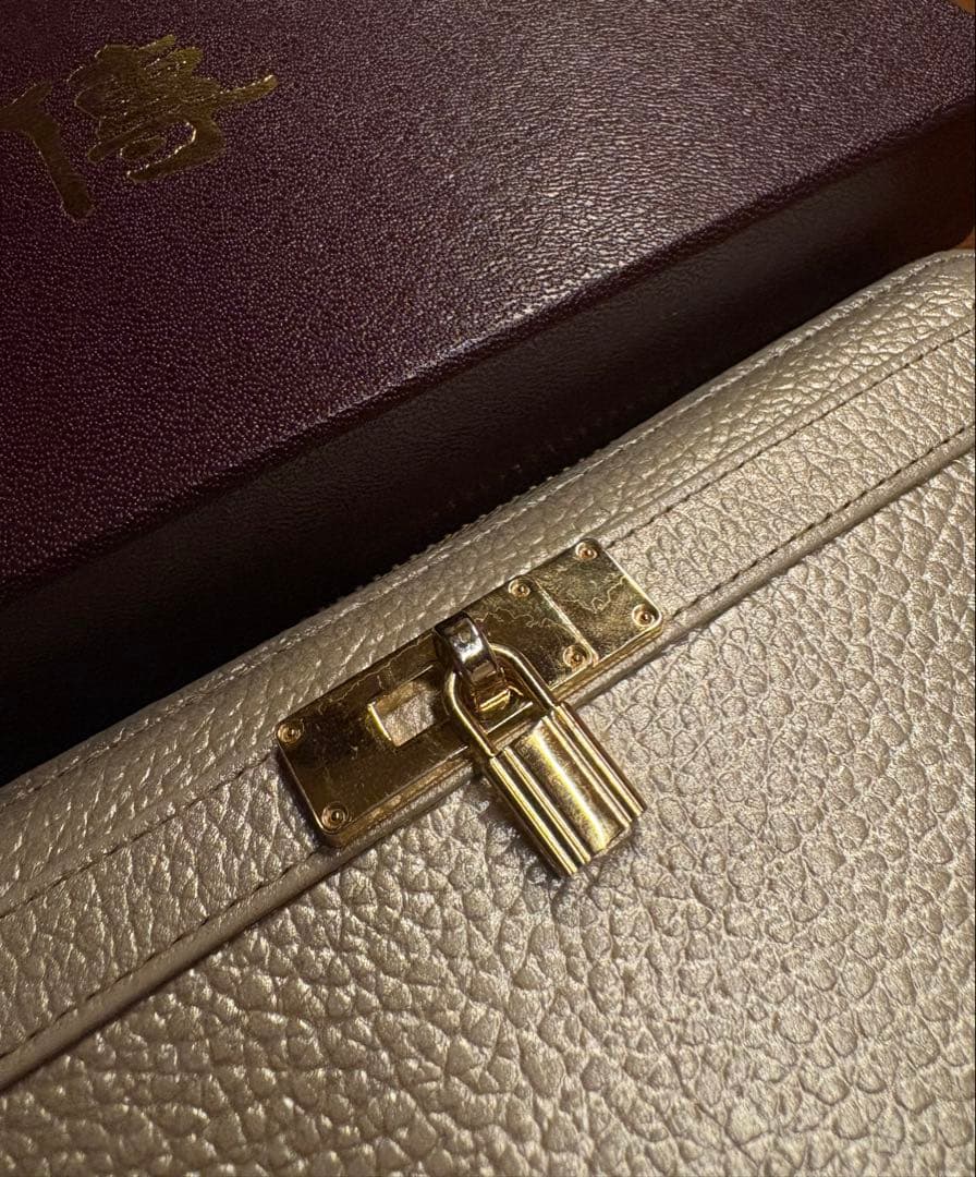 長財布 ゴールド 傅濱野 皇室御用達