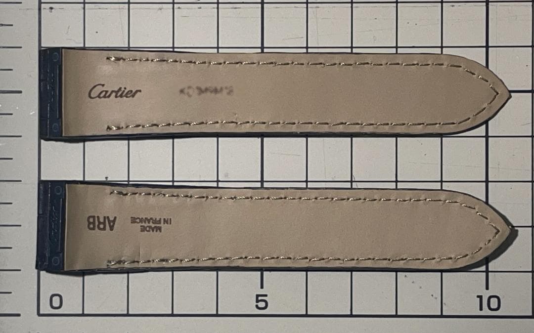 Cartier サントス100 MM レザーベルト