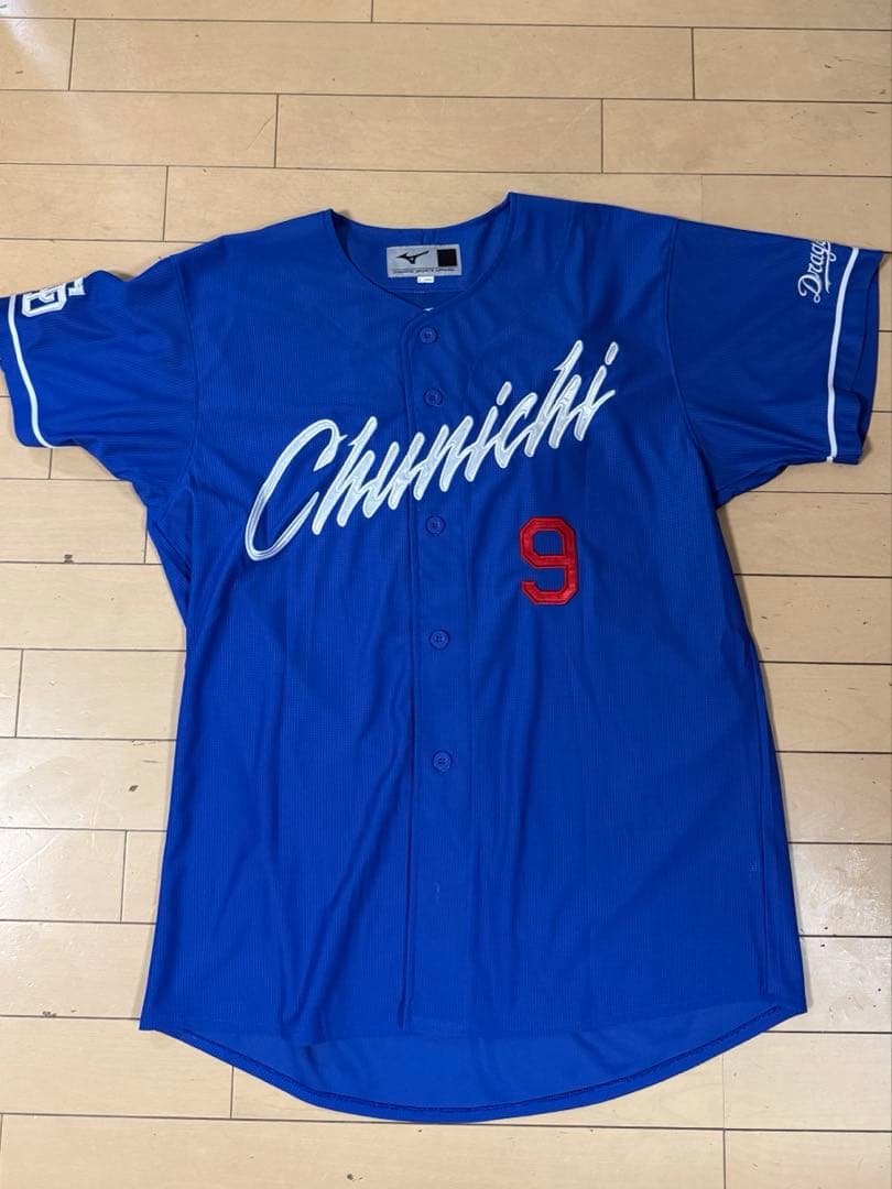 【美品】石伊 9 レプリカユニフォーム Lサイズ ビジター 中日ドラゴンズ