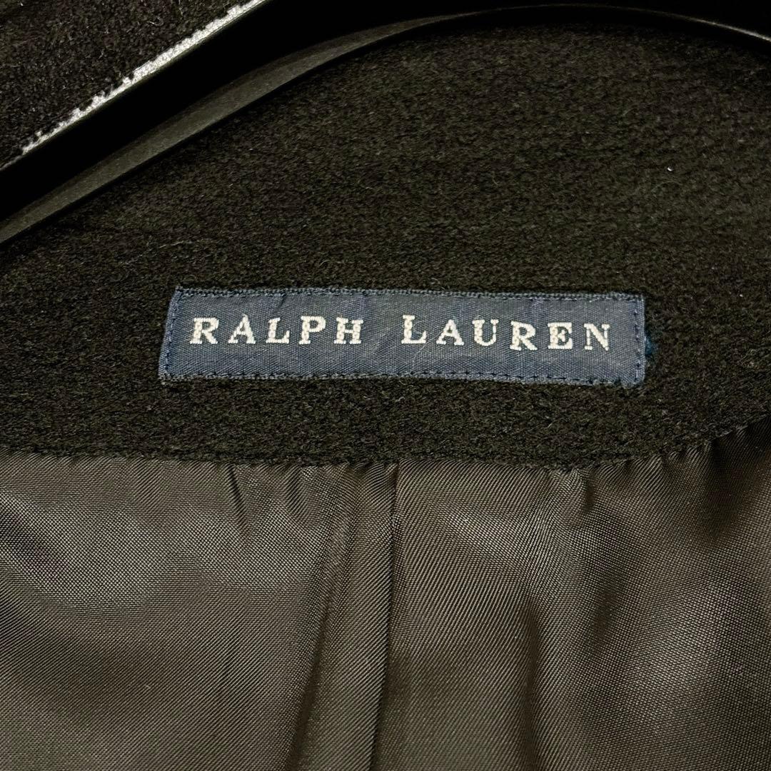 ほぼ未使用✨　ラルフローレン　トレンチコート　ウール　カシミヤ　ブラック　XL