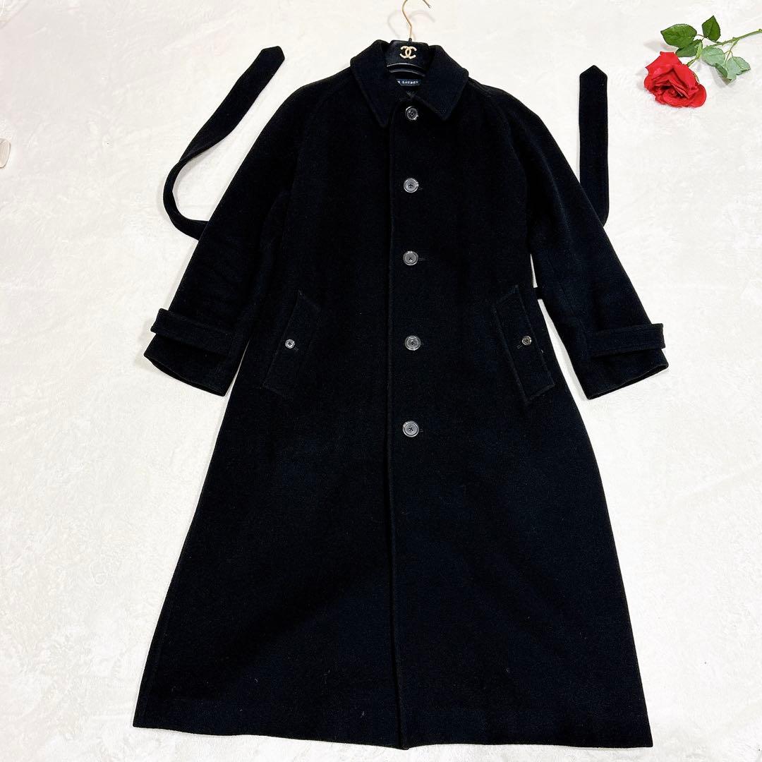 ほぼ未使用✨　ラルフローレン　トレンチコート　ウール　カシミヤ　ブラック　XL