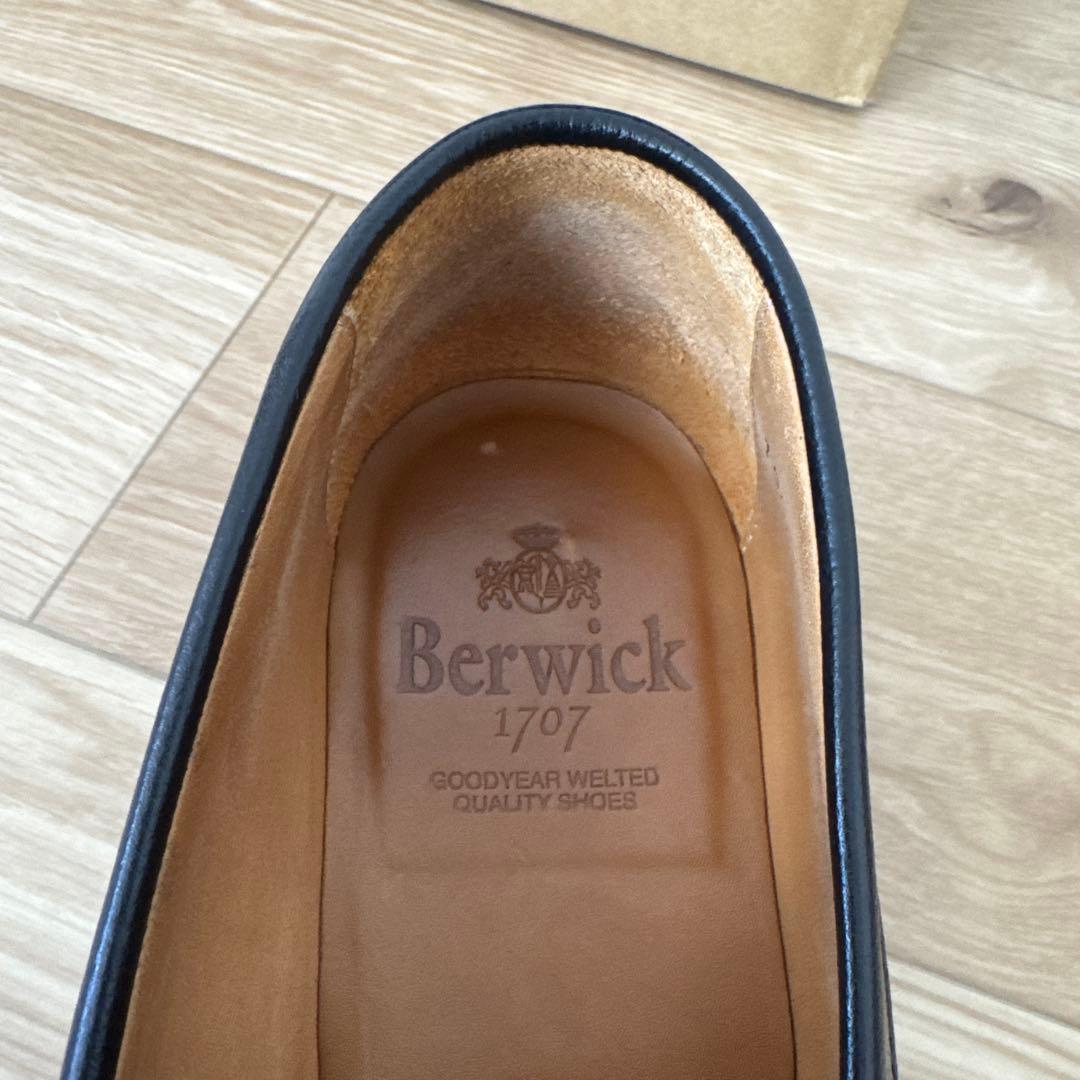 美品 Berwick 5260RUMLBK シボ革　6.5