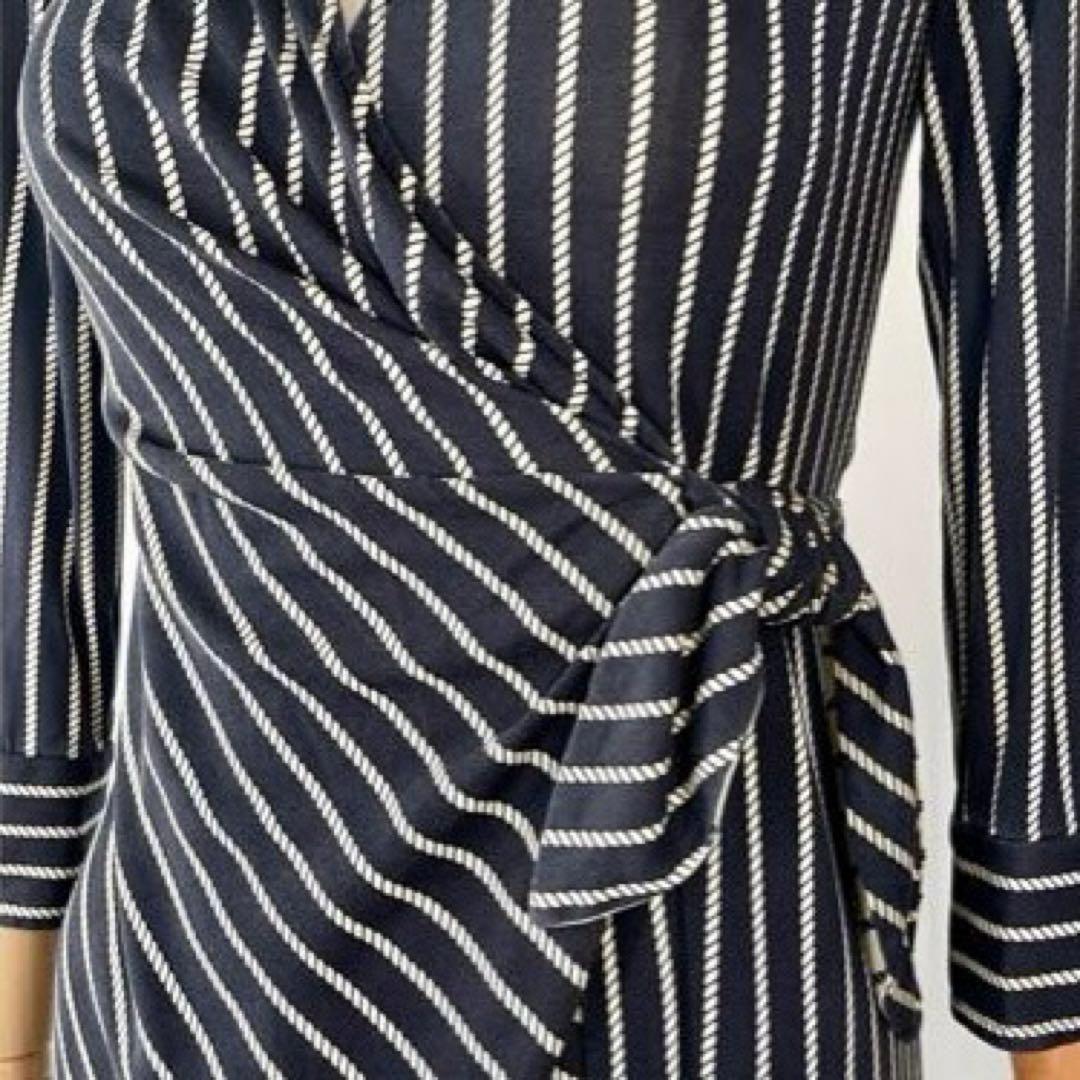 ダイアンフォンファステンバーグ ラップワンピース　シルク　XL