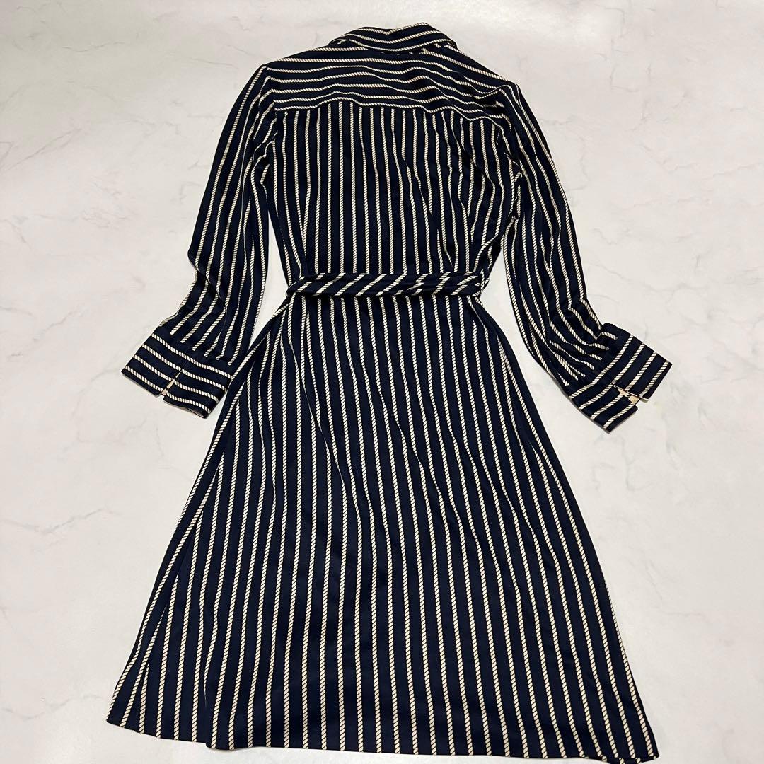 ダイアンフォンファステンバーグ ラップワンピース　シルク　XL