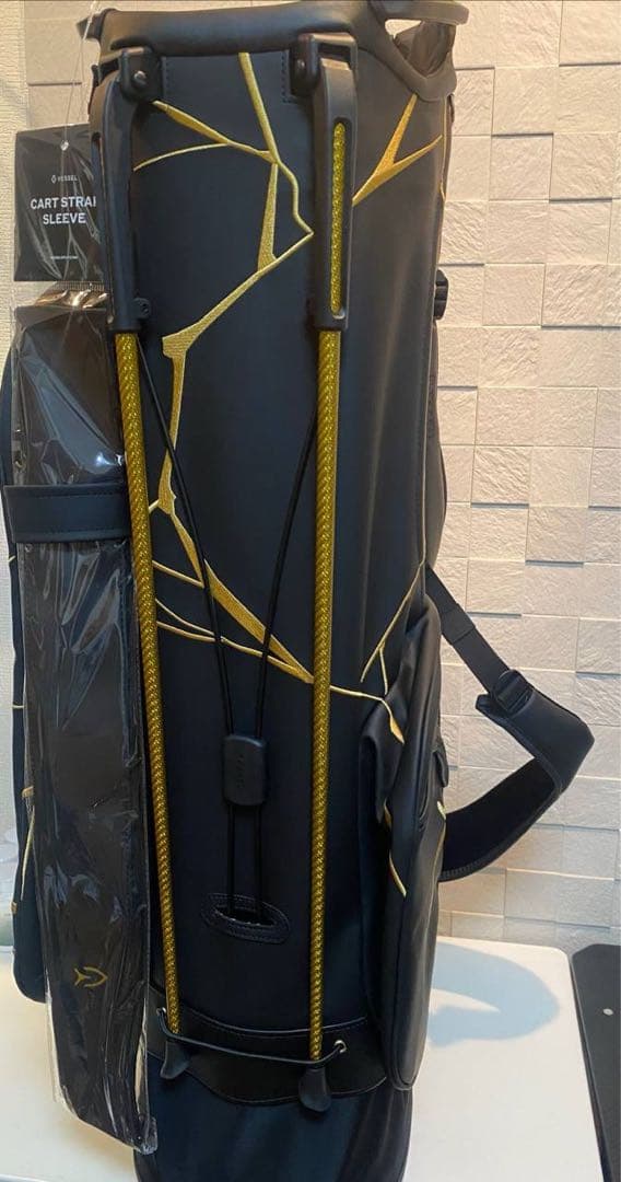 ★新品未使用　Player 5.0 PRO ゴルフバッグ ブラック/ゴールド