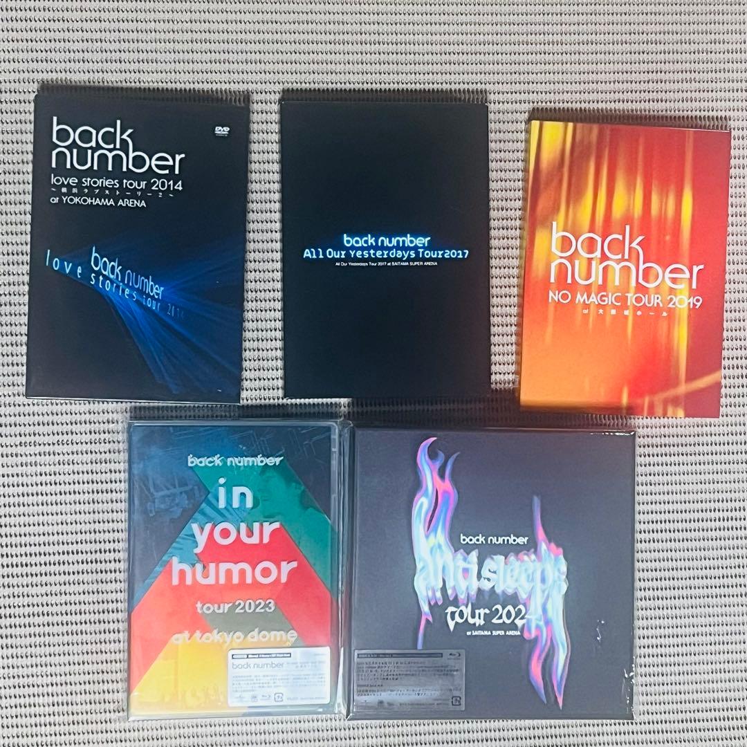 back number 全ライブDVD/Blu-ray 5枚 セット