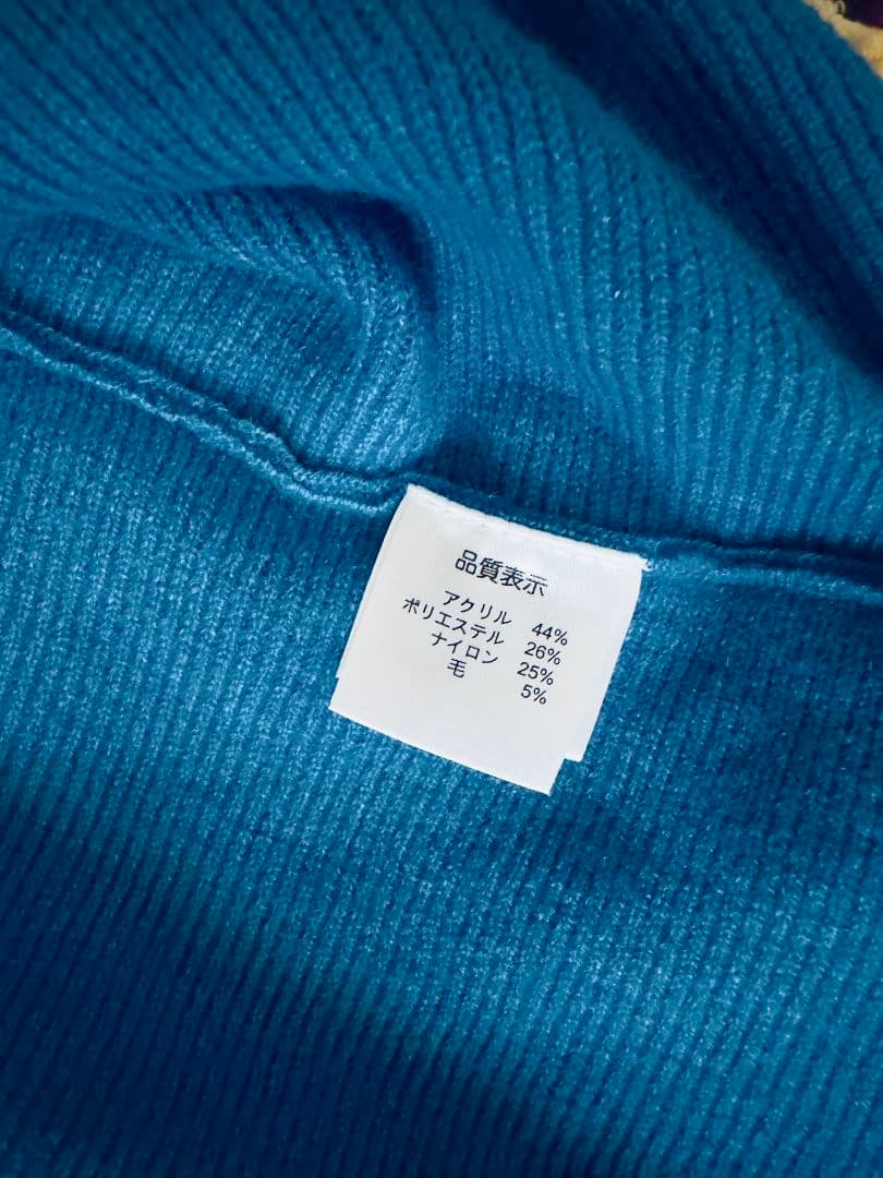 スーパービューティー 青色 長袖 チュニック サイズ　42