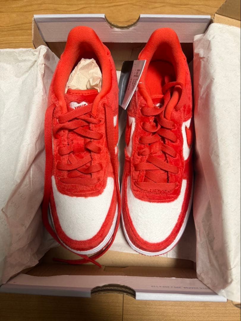 限定商品✨Nike Air Force 1 レッド/ホワイト　24.5cm