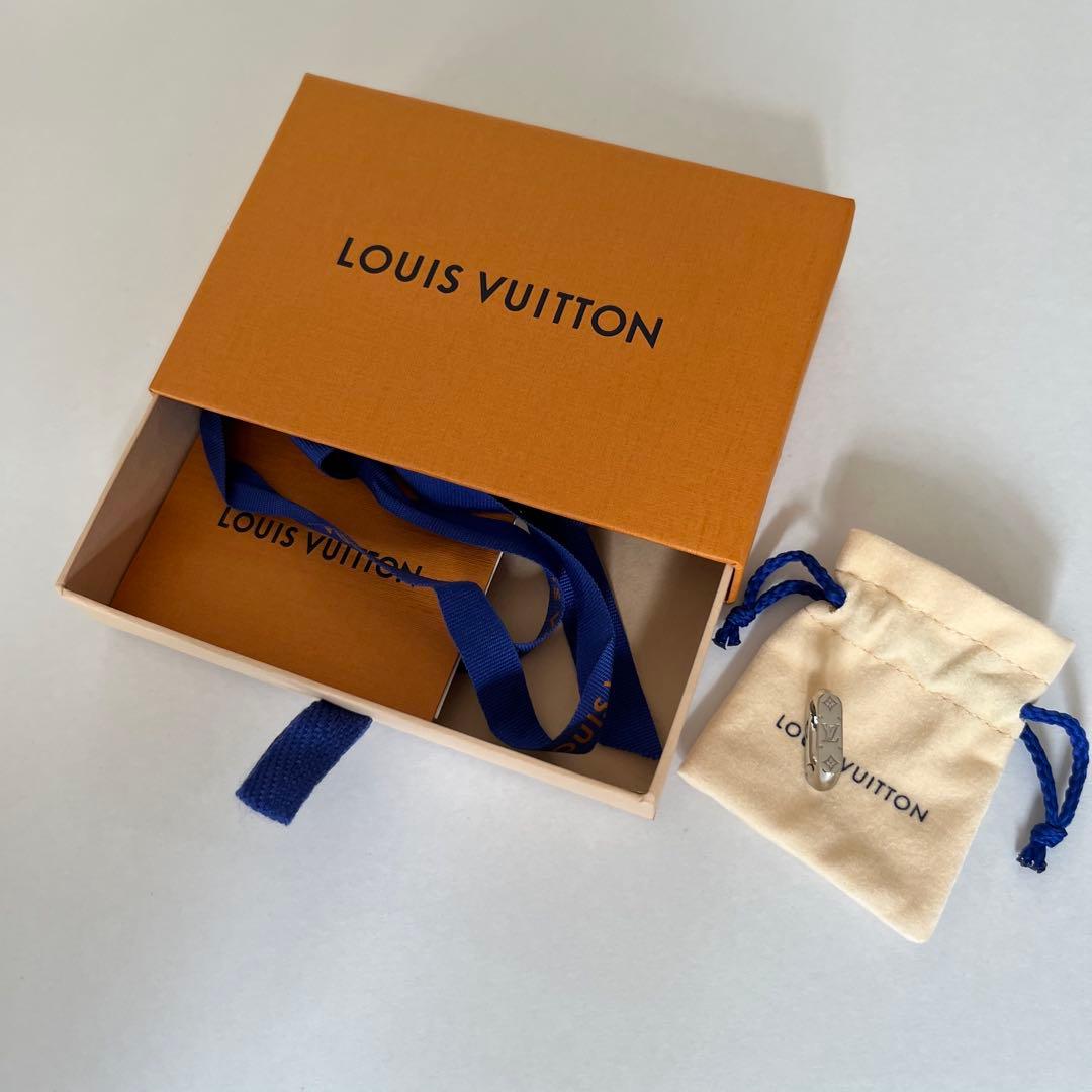 ルイヴィトン フープピアス・モノグラム チェーンM02227