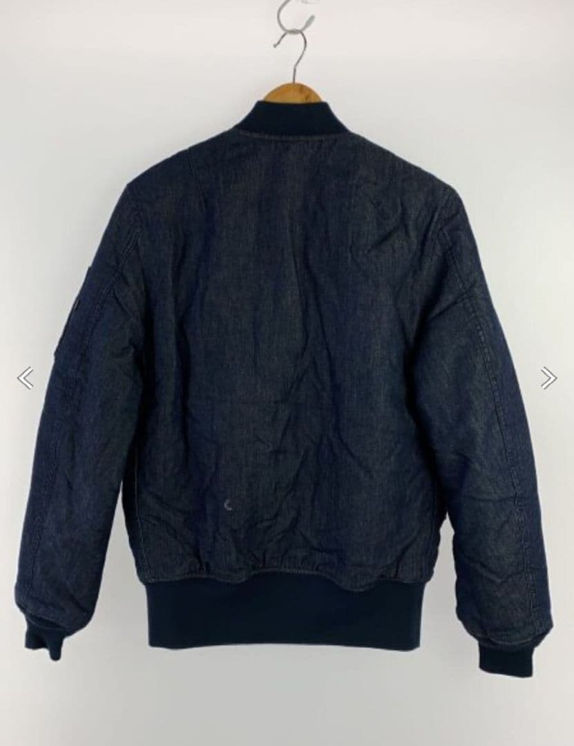 【美品】【XLサイズ】【アルファ 】【カイハラ】【MA-1】ワシデニム　コラボ